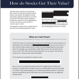The Basics of Stocks