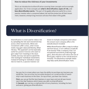 The Power of Diversification